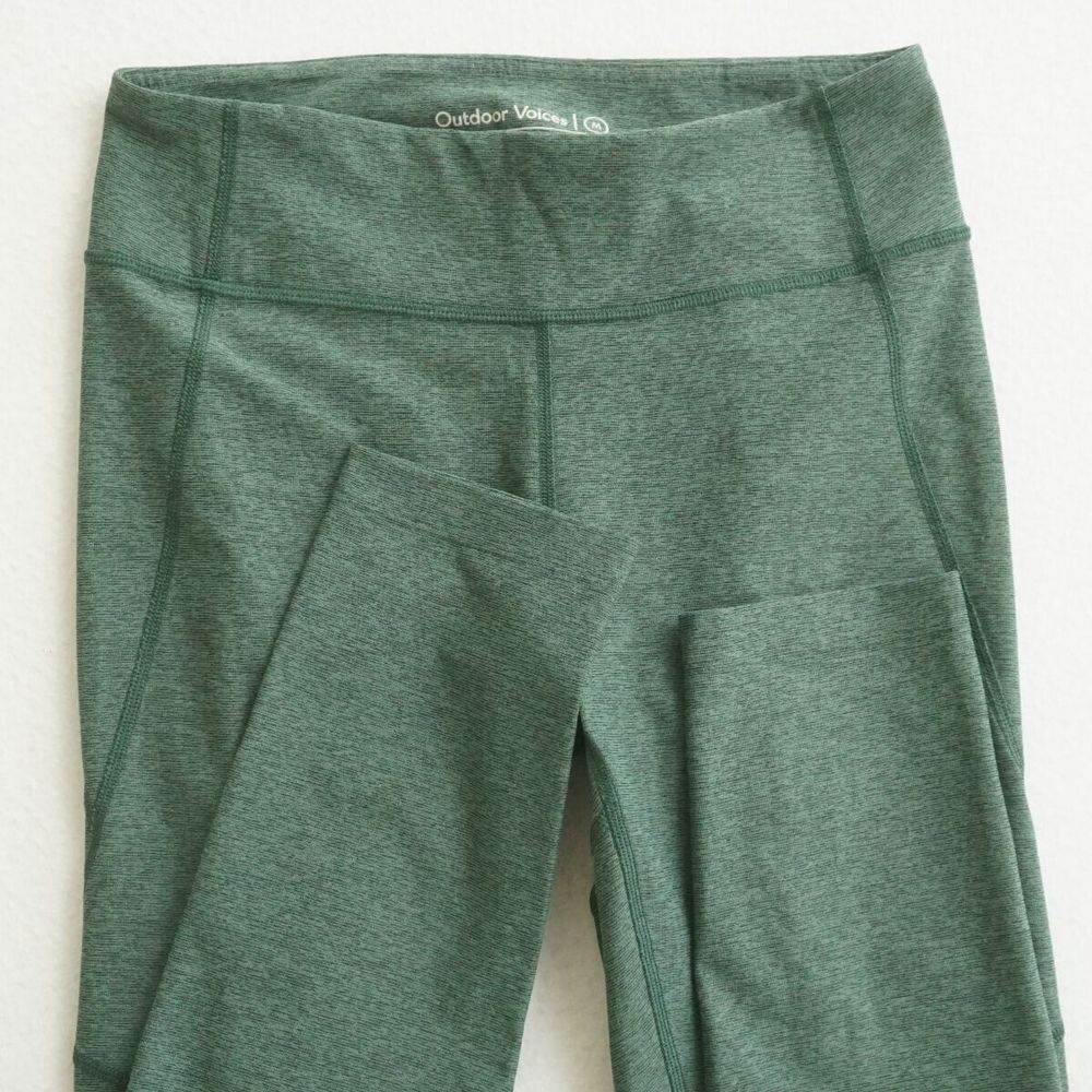Outdoor Voices Womens Leggings Green (Medium)